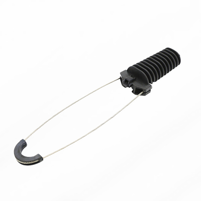 Clampe d'ancrage FTTH standard pour les solutions de tension des câbles ADSS à fibre optique non standard