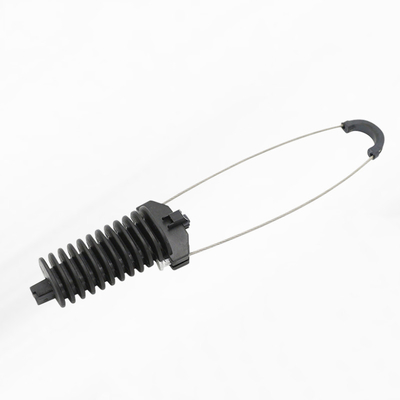 Clampe d'ancrage FTTH standard pour les solutions de tension des câbles ADSS à fibre optique non standard