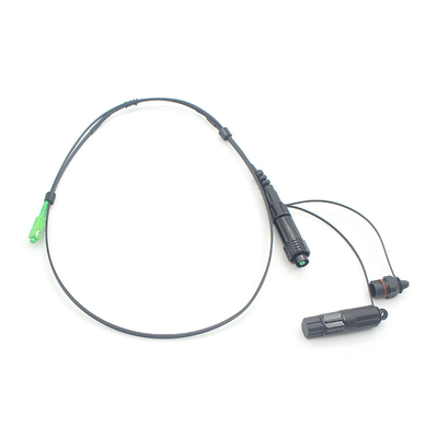 2 en 1 SC APC Connecteur rapide FTTH câble de patch de chute protection IP68
