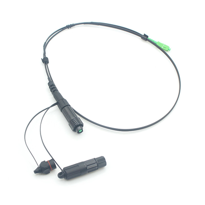 Cable FTTH avec connecteur rapide 2 en 1