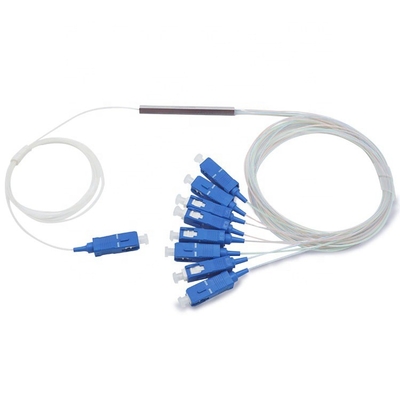 PVC LSZH Splitter PLC à fibre optique Mini Type 1m, 1,5m avec connecteur SC UPC