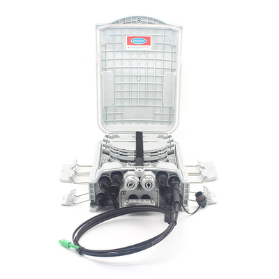 Boîte de borne imperméable à l'eau à 8 ports en fibre optique FTTH pour intérieur et extérieur IP65 imperméable à l'eau