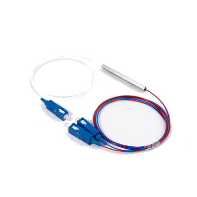 Splitter PLC à fibre optique de type mini SC UPC avec fibre G657A de 0,9 mm