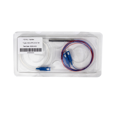 Splitter PLC à fibre optique de type mini SC UPC avec fibre G657A de 0,9 mm