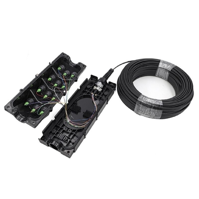 Boîtier de terminal de service multiport MST à 12 ports avec câble de dérivation