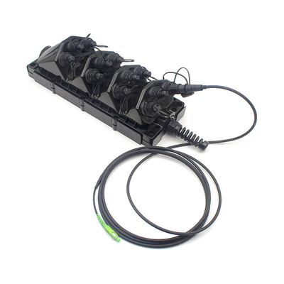 Fermetures de service multiport MST à 12 fibres FTTA avec câbles de dérivation