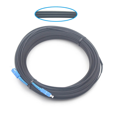 Cordon de raccordement plat FTTH 2.0*5.0mm 1FO SC UPC vers SC UPC G675A1 avec gaine noire