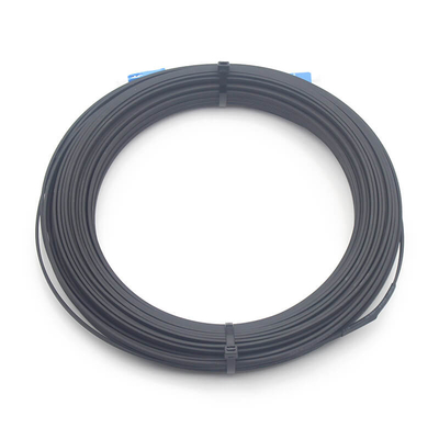 Cordon de raccordement plat FTTH 2.0*5.0mm 1FO SC UPC vers SC UPC G675A1 avec gaine noire