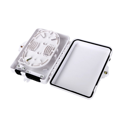 6 cœurs boîte de distribution en fibre optique ABS en boîtier blanc pour une utilisation en extérieur