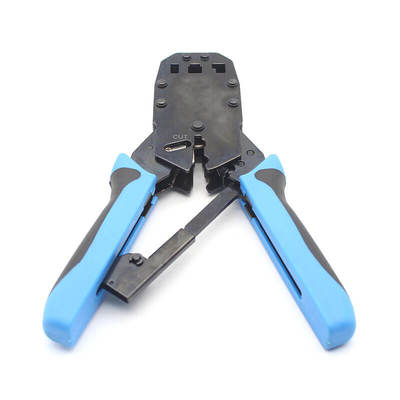 Pince à sertir industrielle RJ-45 RJ-12 RJ-11 avec dénudeur