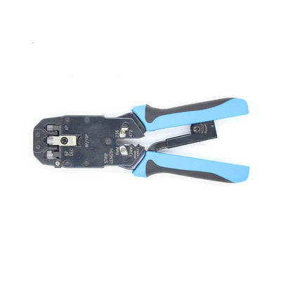 Pince à sertir industrielle RJ-45 RJ-12 RJ-11 avec dénudeur