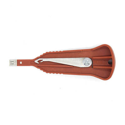 Outil d'insertion industriel rouge R&M pour fil de déploiement FTTN de 0,8 mm