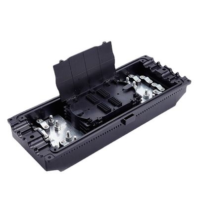 Matériau PC ABS 48 cœurs boîtier en fibre optique 4 en 4 sortie type horizontal avec dimensions 420x150x180mm