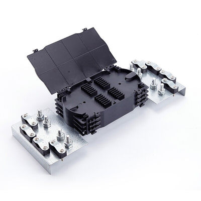 Matériau PC ABS 48 cœurs boîtier en fibre optique 4 en 4 sortie type horizontal avec dimensions 420x150x180mm