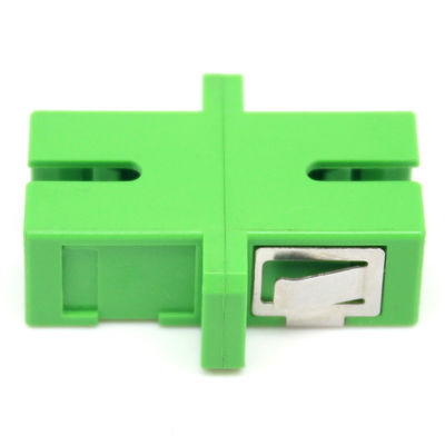Adaptateur à fibre optique simple à mode unique avec bride et faible perte d'insertion de 0,2 dB