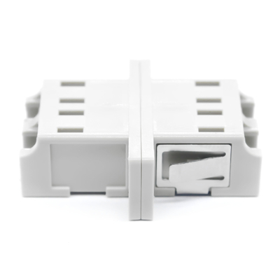 Test de charge ≥ 70 N et perte d'insertion de 0,2 dB Adaptateur duplex en fibre optique LC/PC avec bride