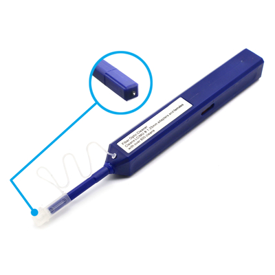 Un stylo de nettoyage à la fibre optique Bule de 1,25 mm universel pour connecteurs LC MU