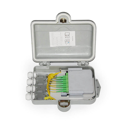 Pour PC extérieur, boîte de répartition en fibre optique ABS 8 cœurs