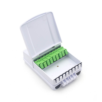 FTTH 8 Ports boîte de distribution de fibre optique en plastique