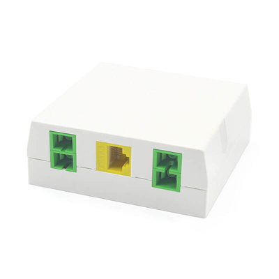 4 ports auto-clip Fibre optique terminal prise SC adaptateurs pour mur