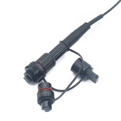 Connecteur en fibre optique imperméable à l'eau extérieur résistant à la corrosion IP67