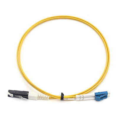 Cordon de patch en fibre optique à mode unique avec PVC Duplex LC UPC à VF45 pour les solutions à large bande de fibres