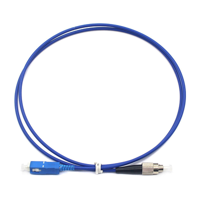 Les câbles à fibre de fibre personnalisés simples SC UPC à FC UPC SM Mode type