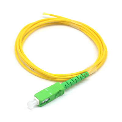 1M 1.5M SC APC Pigtail en fibre optique G652A1 ou A2 Pour le réseau à large bande de fibres