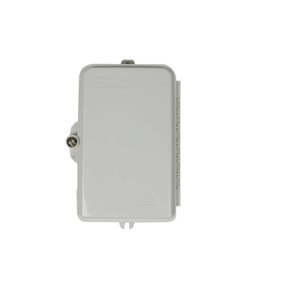 6 cœurs boîte de distribution en fibre optique ABS en boîtier blanc pour une utilisation en extérieur