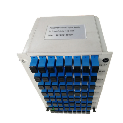 SC UPC 1:64 Cassette de séparateur PLC à fibre optique 1m, 1.5m