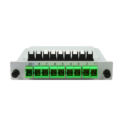 1*8 1*16 1*32 1*64 G657A Répartiteur optique à fibre PLC en cassette SC APC/UPC
