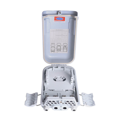 Boîtier de distribution fibre optique ABS FTTH 16 cœurs intérieur extérieur IP55