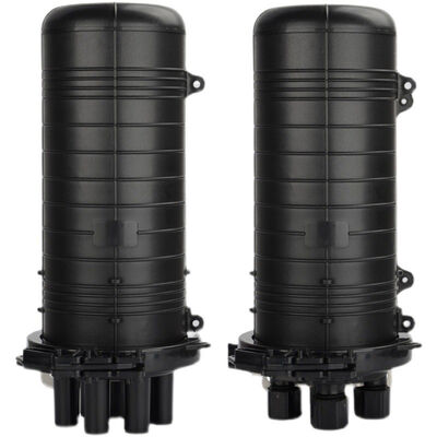 IP68 extérieur imperméable à l'eau 96 Fibres dôme fermeture à épissure en fibre optique 1 en 4 avec adaptateur