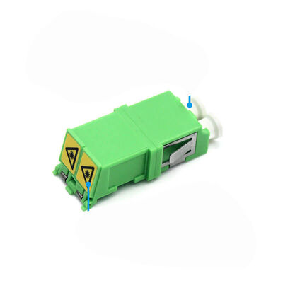 Télécommunications LC APC Adaptateur à fibre optique duplex avec obturateur automatique