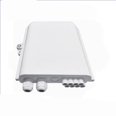 IP65 étanche à l'eau 8 cœurs boîte de terminaison en fibre optique avec matériel PC+ABS pour réseau FTTH