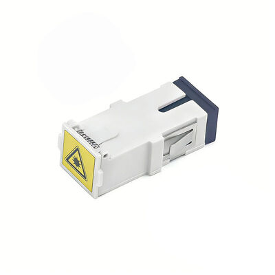 Adaptateur SC à fibre optique avec obturateur automatique, perte d'insertion de 0,2 dB et durabilité de 500 cycles