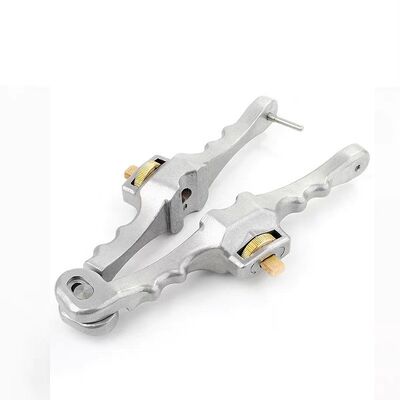 Fermeture à glissière en acier inoxydable auto-verrouillable flexible avec revêtement en PVC et indication de résistance aux flammes